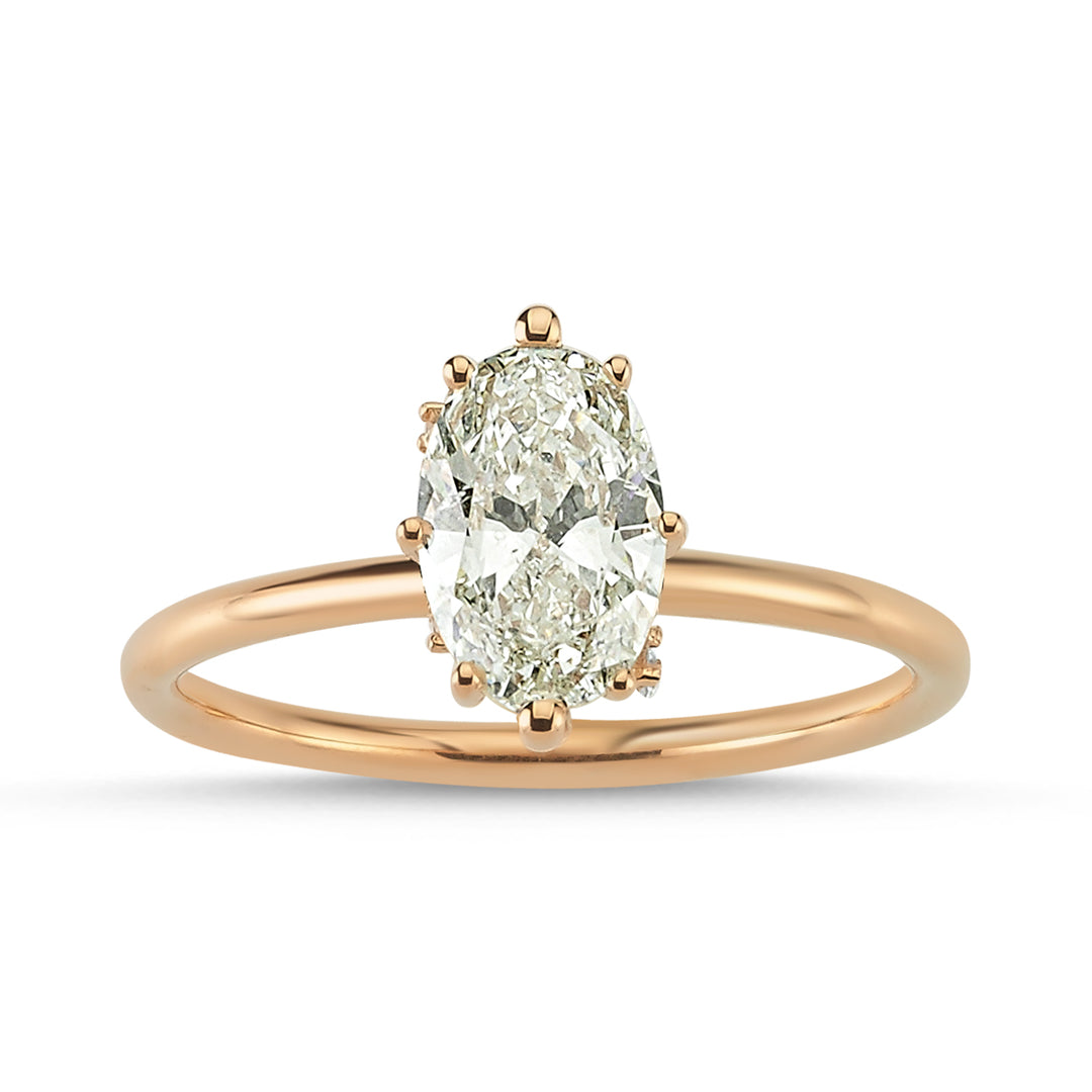 Classic Oval Solitaire Ring